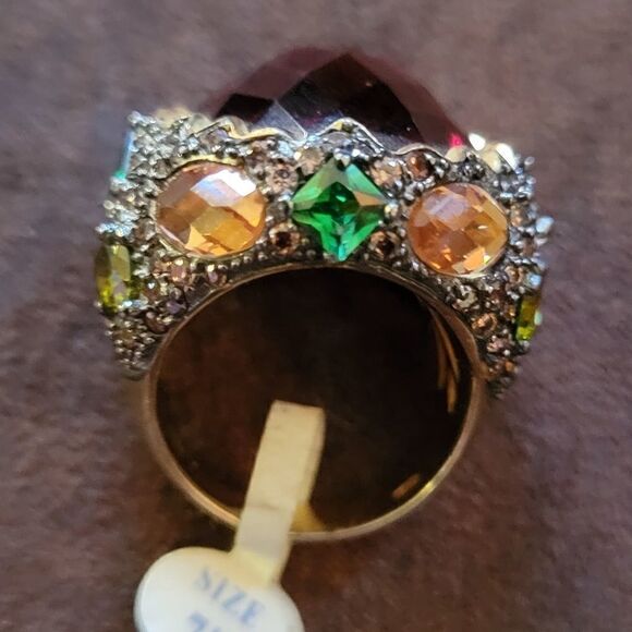 Cocktail ring Sz 7 - Picture 7 of 8